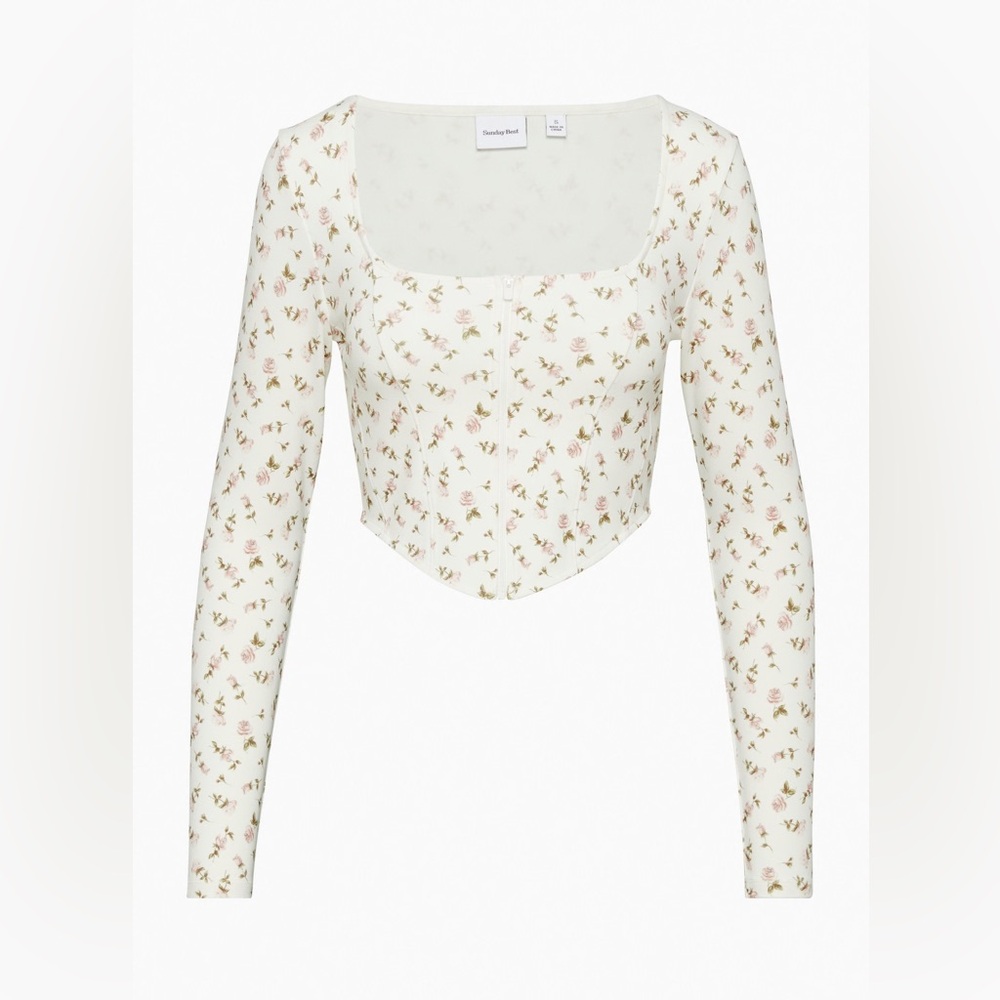 Aritzia • Sunday Best Floral Print Maverick Long Sleeve Bodysuit